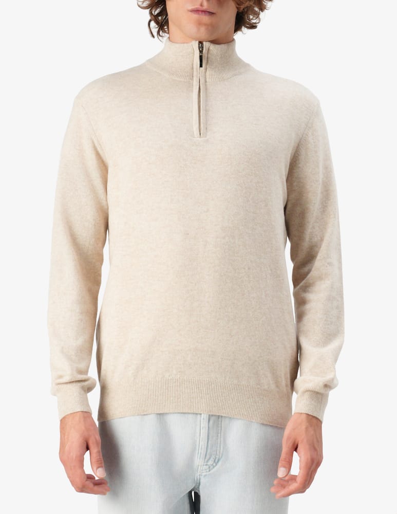 rinascente Rinascente Collection Pullover mezza zip in lana