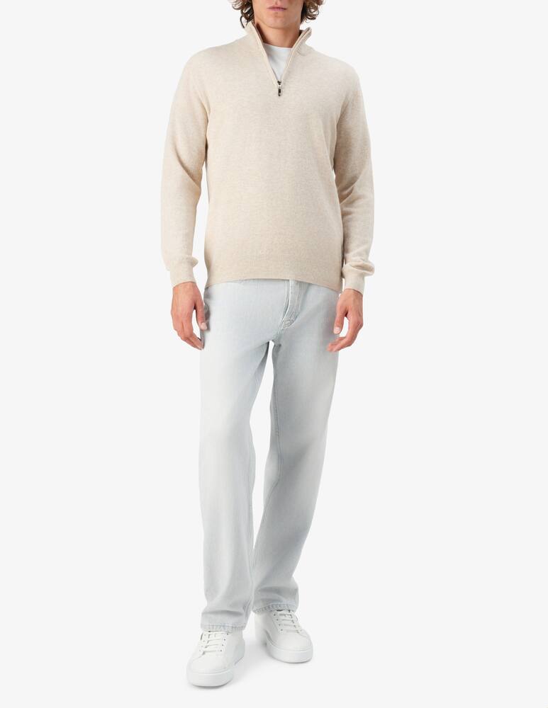 rinascente Rinascente Collection Pullover mezza zip in lana