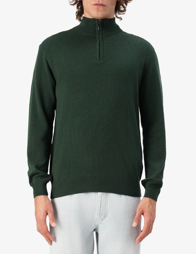 rinascente Rinascente Collection Pullover mezza zip lana