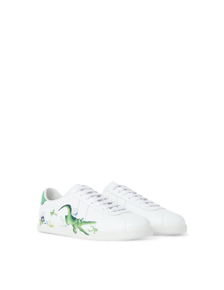 rinascente Lanvin Glen leather sneakers