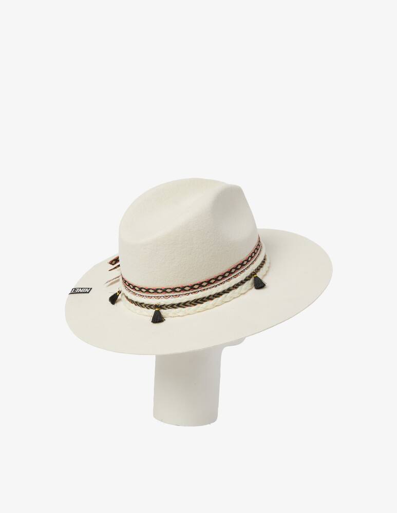 rinascente NINETOWEAR The North 3 Ribbon hat - White