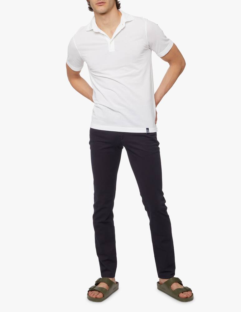 rinascente Drumohr Polo crepe 3 bottoni