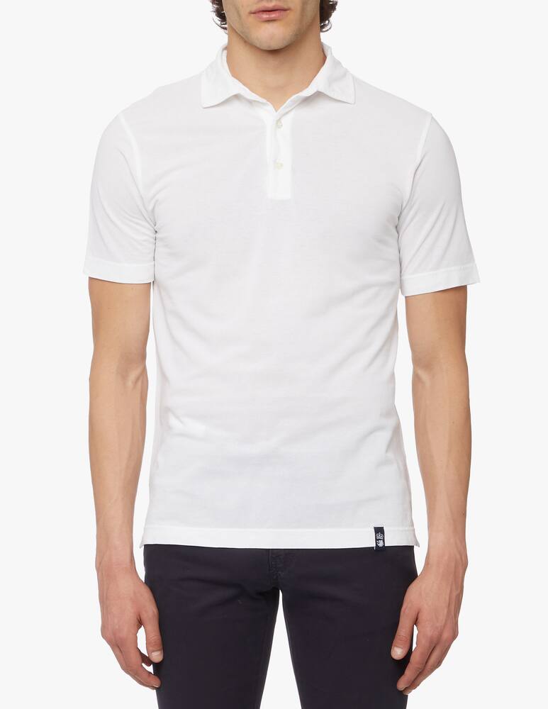 rinascente Drumohr Polo crepe 3 bottoni