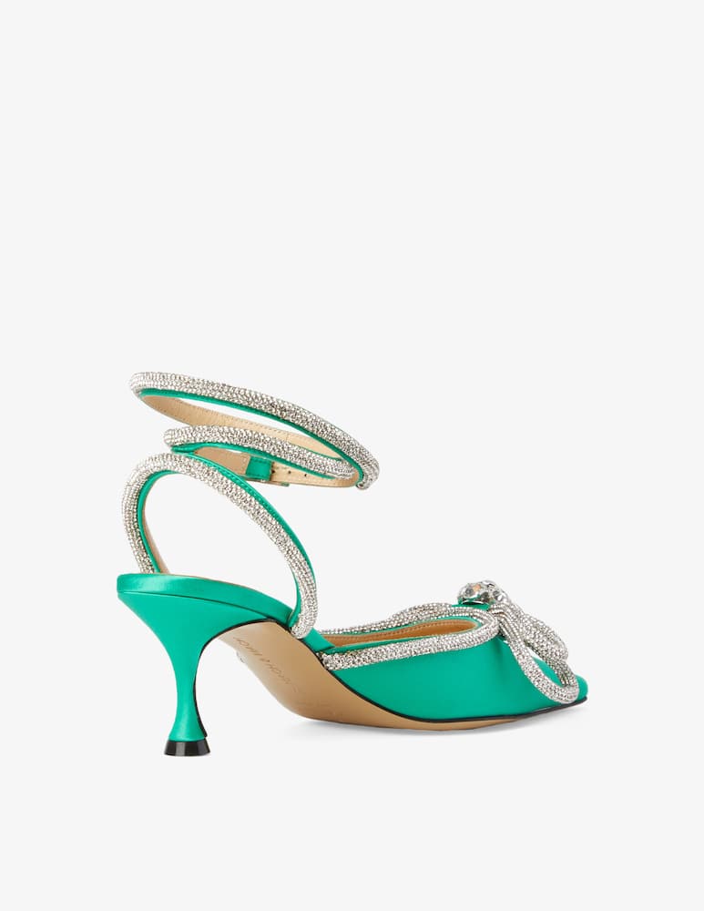 rinascente Mach & Mach Double Bow pumps - Green