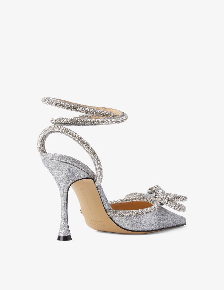 rinascente Mach & Mach Double Bow pumps - Silver