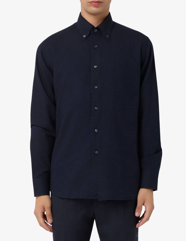 Sartoria Italiana Flannel cotton-lana shirt - picture 1 Sartoria Italiana Flannel cotton-lana shirt - picture 1