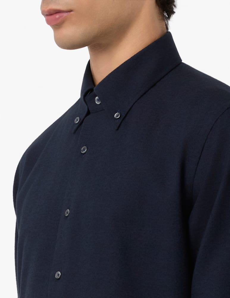 Sartoria Italiana Flannel cotton-lana shirt - picture 4 Sartoria Italiana Flannel cotton-lana shirt - picture 4