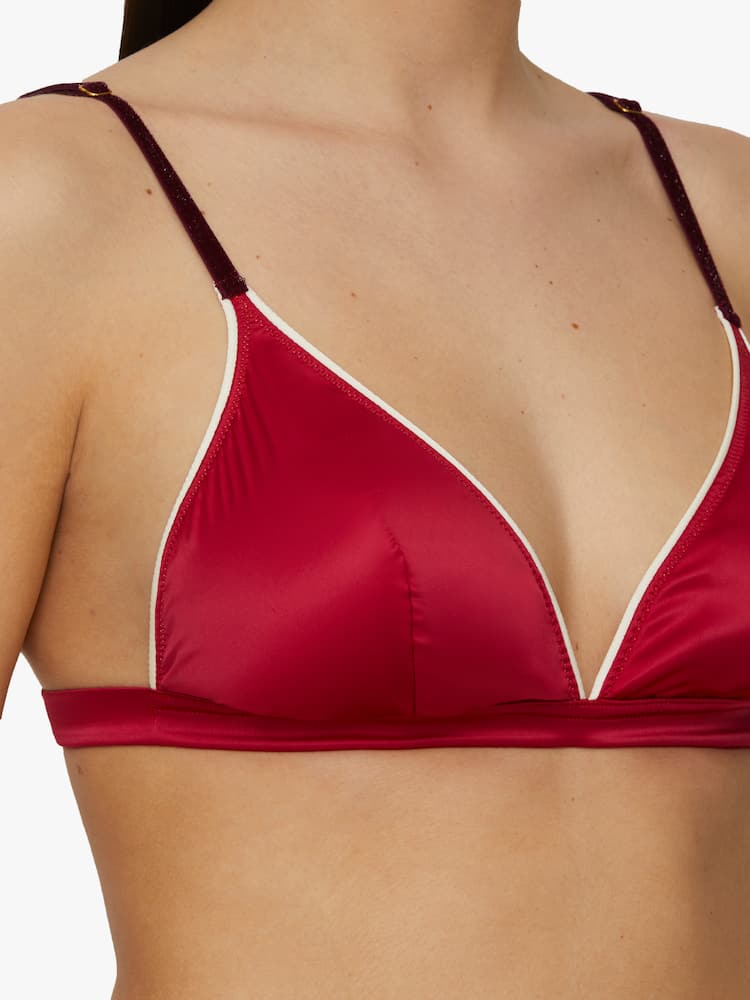 rinascente Chitè Reggiseno bralette con coppa Lolita in raso