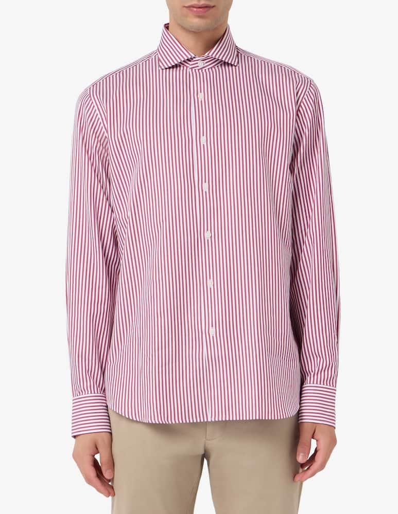 rinascente Sartoria Italiana Camicia regular twill a righe