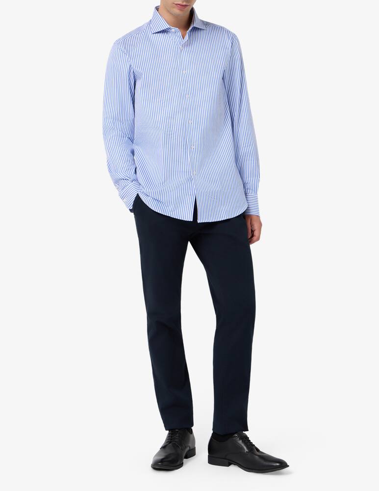 rinascente Sartoria Italiana Striped twill regular shirt