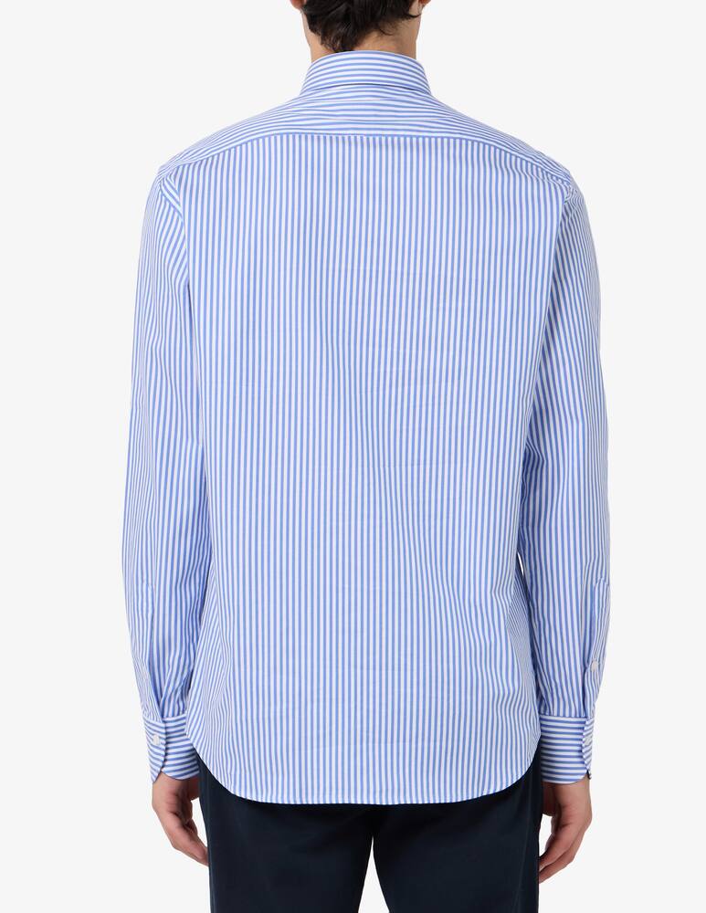rinascente Sartoria Italiana Striped twill regular shirt