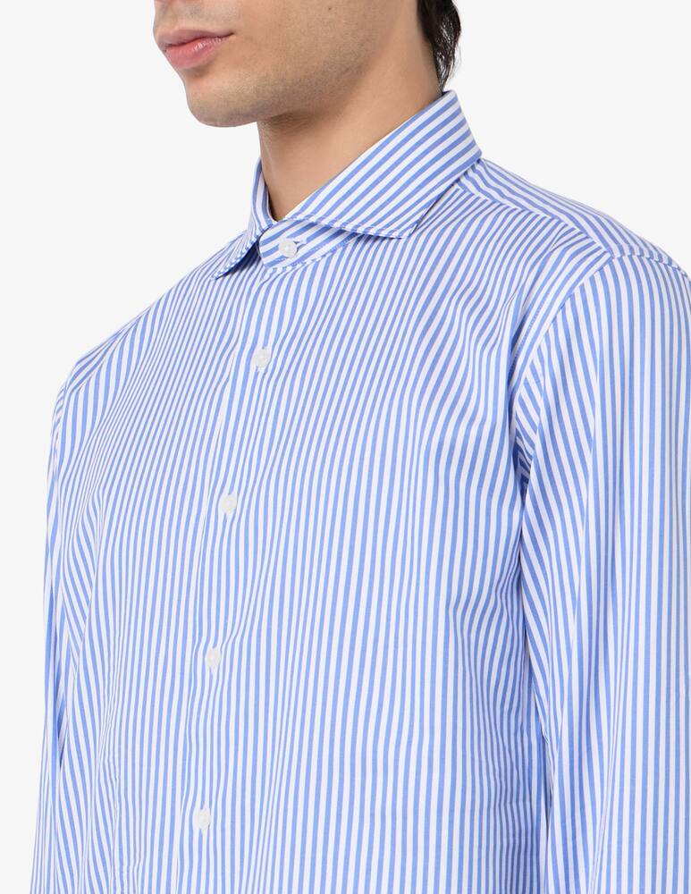 rinascente Sartoria Italiana Striped twill regular shirt