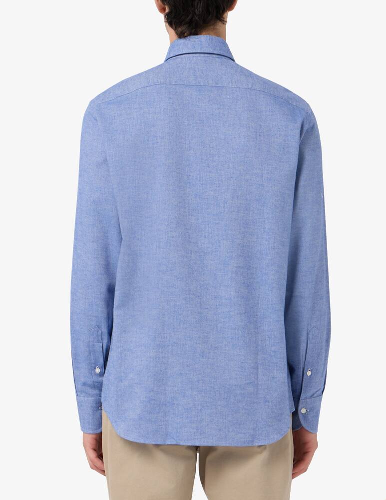 rinascente Sartoria Italiana Flannel wool blend regular shirt