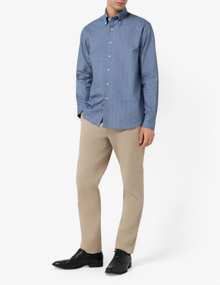 rinascente Sartoria Italiana Camicia regular stampa denim