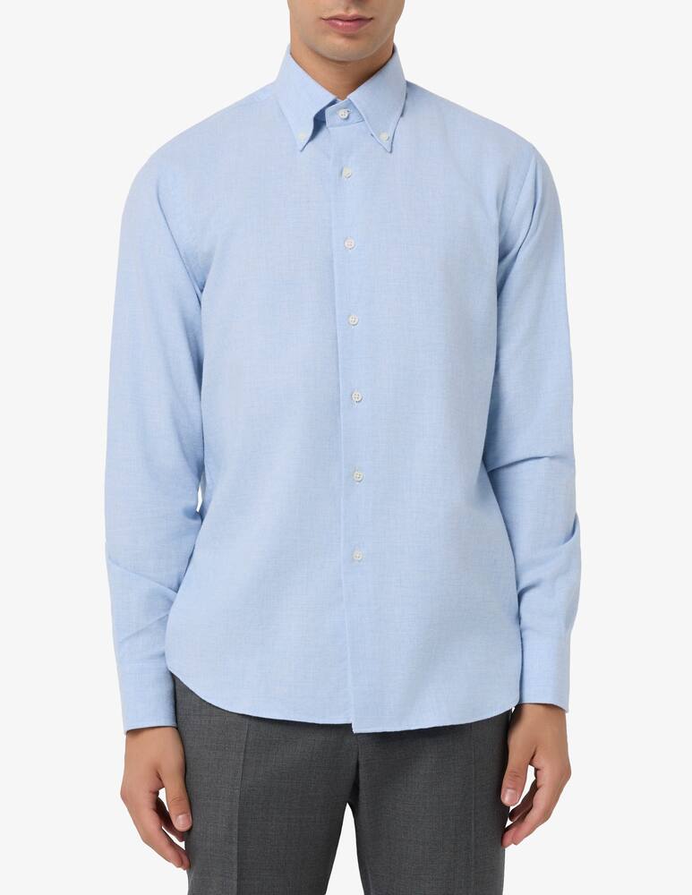 rinascente Sartoria Italiana Camicia regular flanella cotone-lana