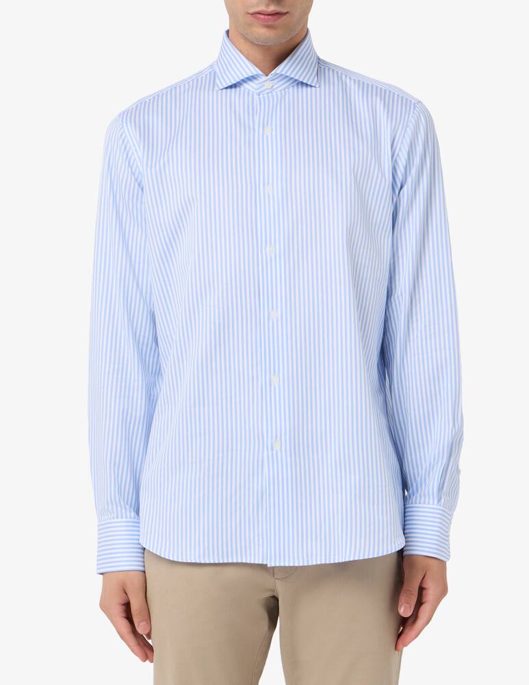 Sartoria Italiana Striped twill regular shirt - picture 1 Sartoria Italiana Striped twill regular shirt - picture 1