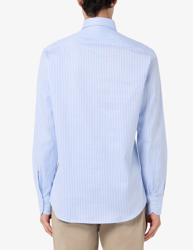Sartoria Italiana Striped twill regular shirt - picture 3 Sartoria Italiana Striped twill regular shirt - picture 3