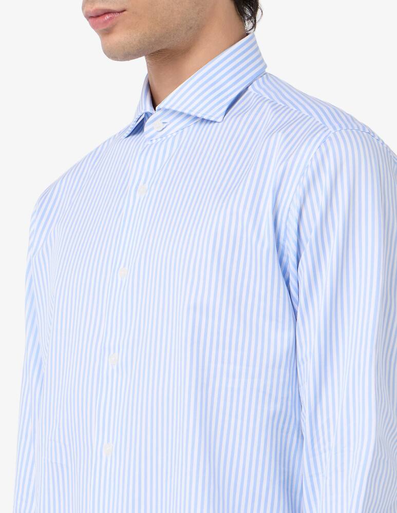 Sartoria Italiana Striped twill regular shirt - picture 4 Sartoria Italiana Striped twill regular shirt - picture 4