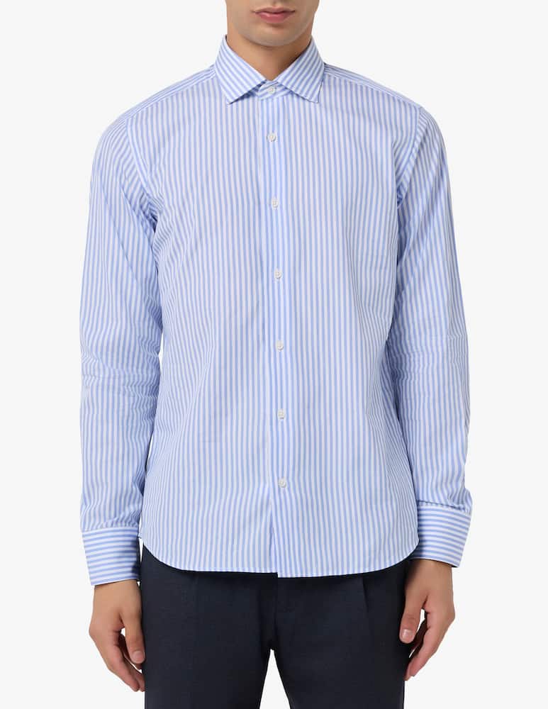 rinascente Sartoria Italiana Melange stripe shirt