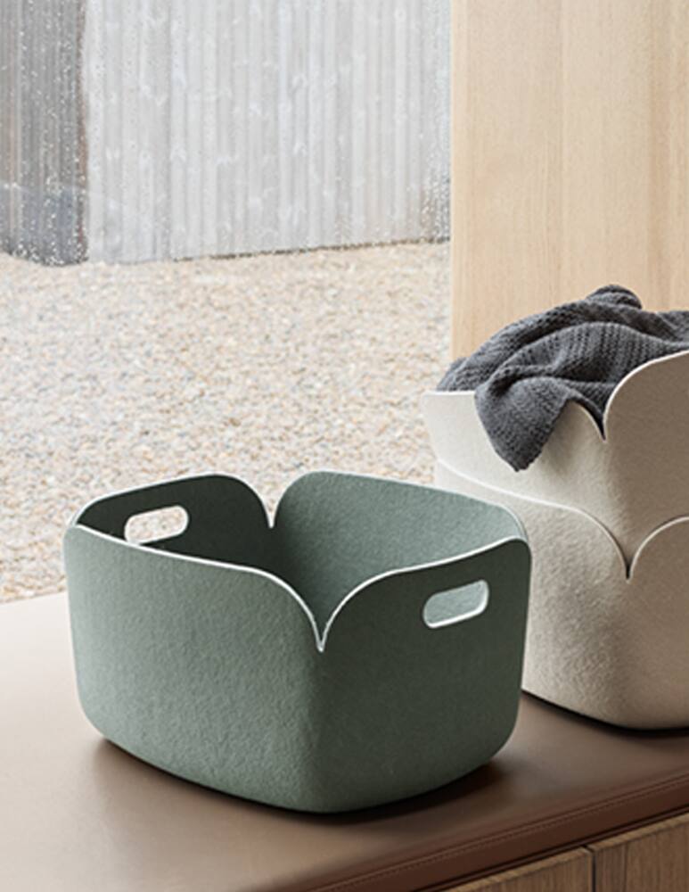 rinascente Muuto Restore Cestino - Verde