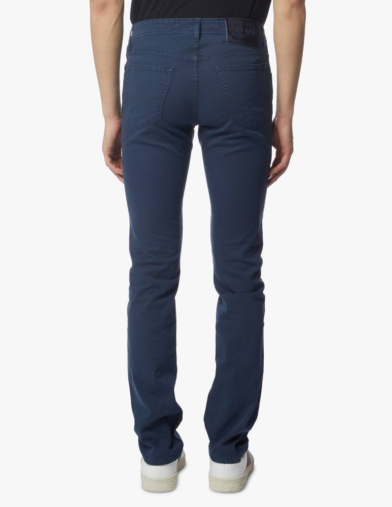 rinascente Jacob Cohen Piquet canvas slim fit pants