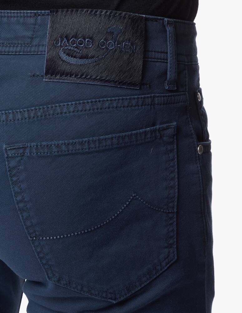 rinascente Jacob Cohen Piquet canvas slim fit pants