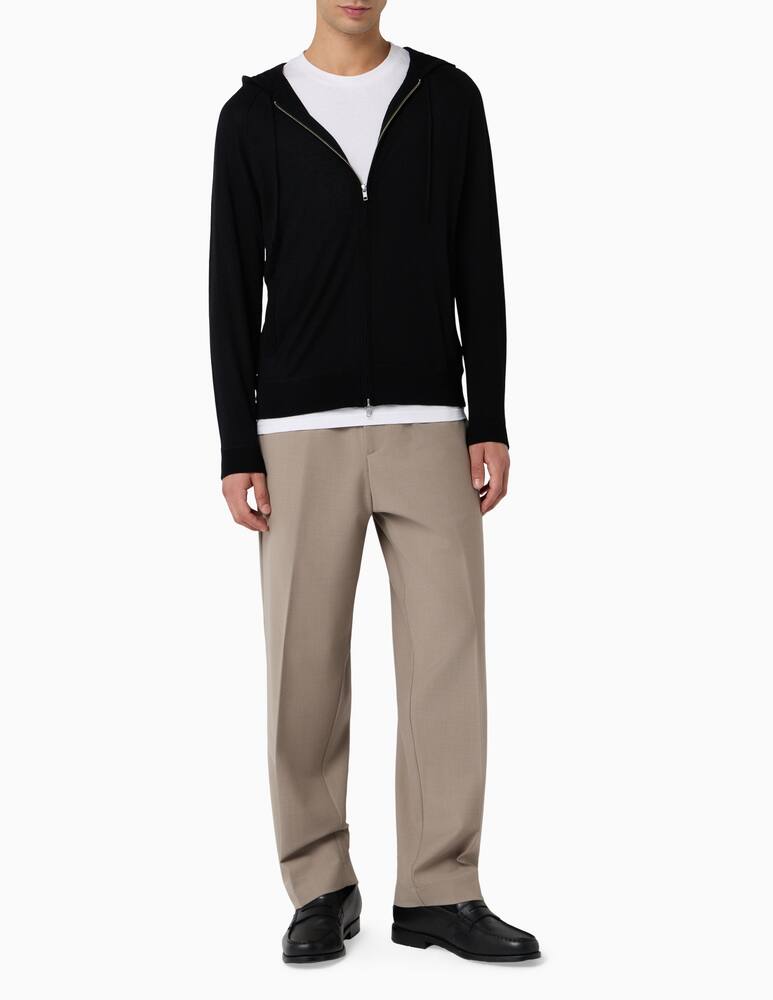 rinascente Misaky Merino zip hoodie