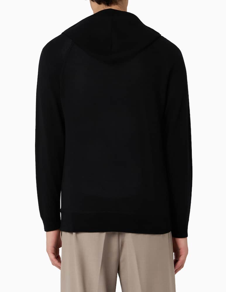 Misaky Felpa rasata con zip in lana merino - immagine 3 Misaky Felpa rasata con zip in lana merino - immagine 3