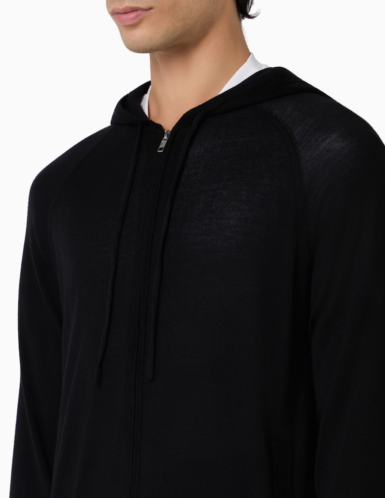 Misaky Felpa rasata con zip in lana merino - immagine 4 Misaky Felpa rasata con zip in lana merino - immagine 4