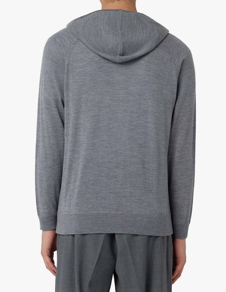 Misaky Felpa rasata con zip in lana merino - immagine 3 Misaky Felpa rasata con zip in lana merino - immagine 3