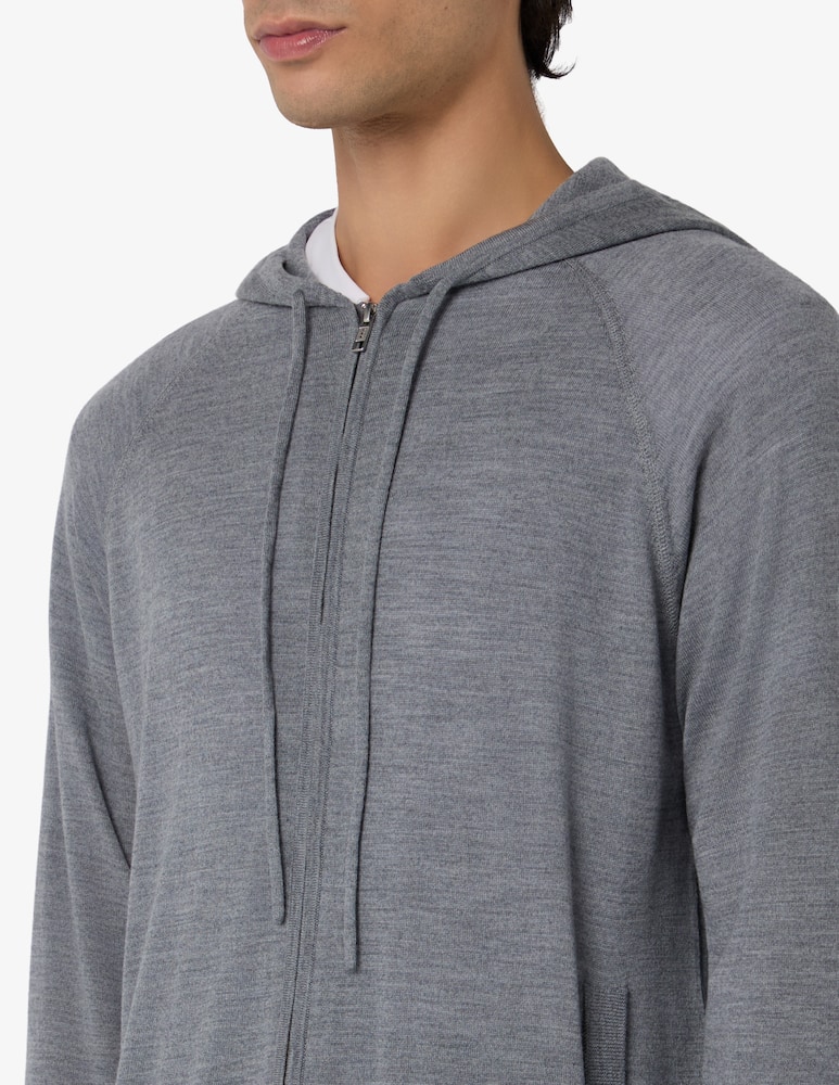 Misaky Felpa rasata con zip in lana merino - immagine 4 Misaky Felpa rasata con zip in lana merino - immagine 4