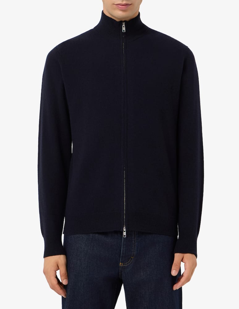 Misaky Maglia full zip in merino - immagine 1