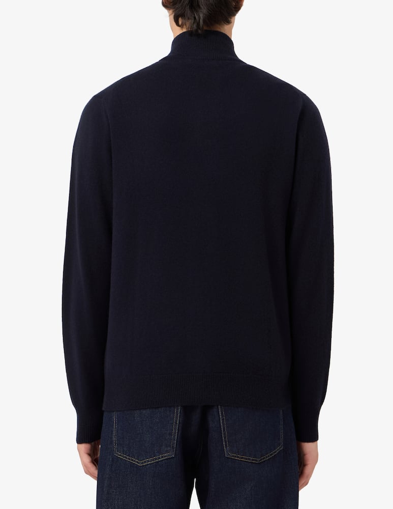 Misaky Maglia full zip in merino - immagine 3