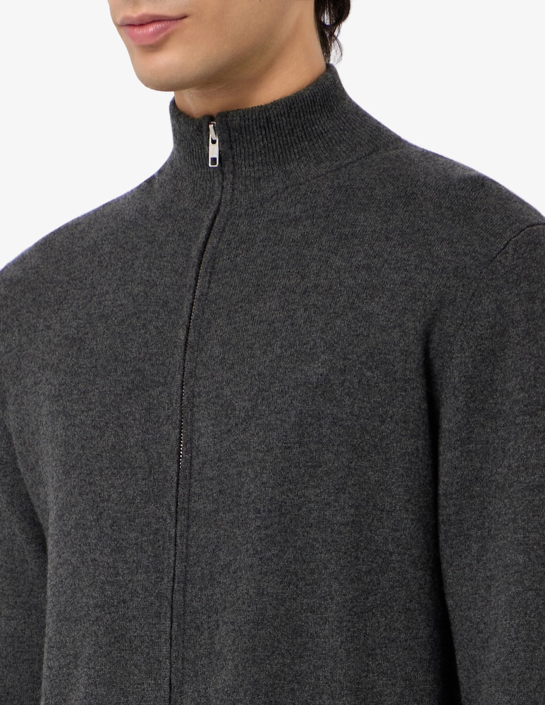 Misaky Maglia zip rasata merino - immagine 4 Misaky Maglia zip rasata merino - immagine 4