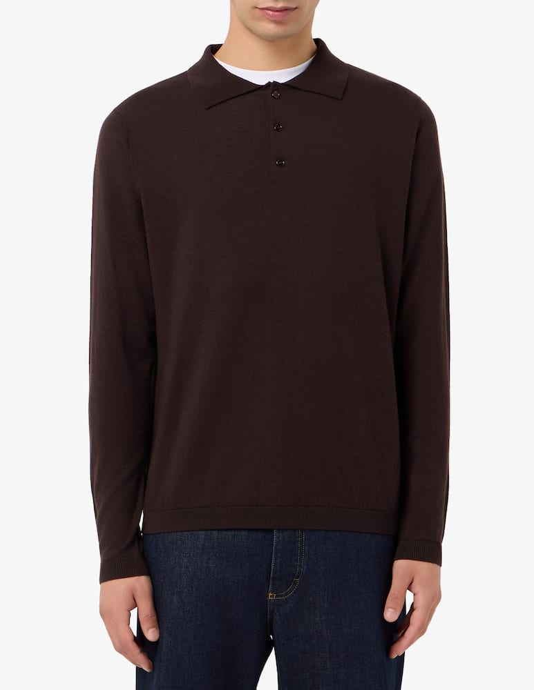 rinascente Misaky Polo knit merino jumper