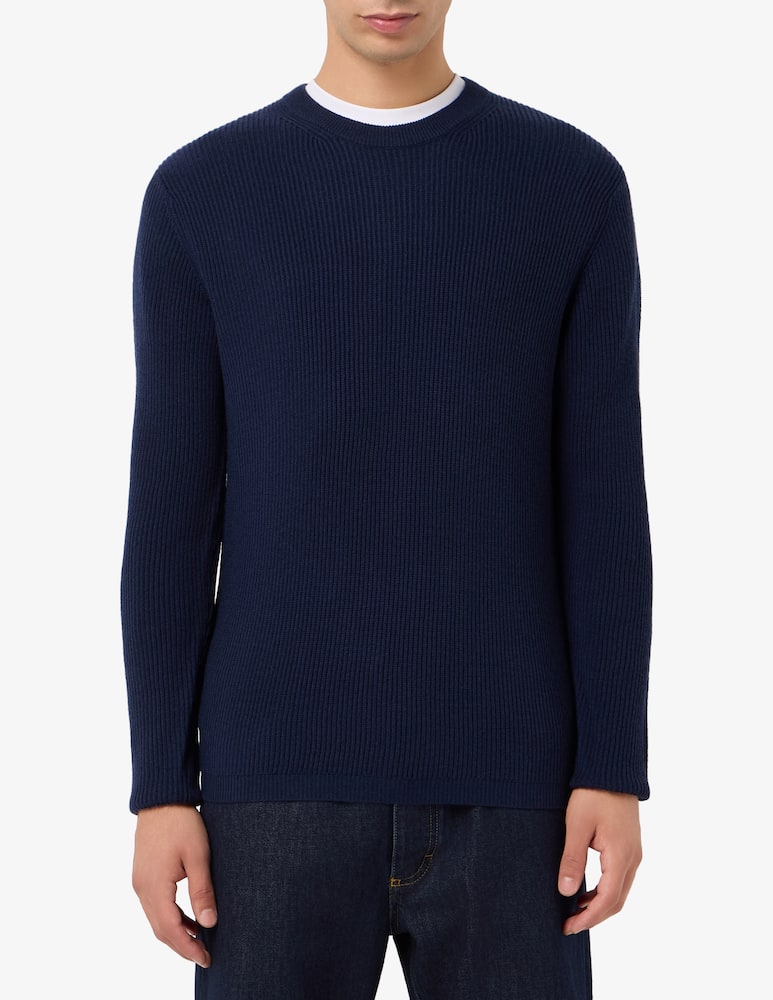 Misaky Maglia girocollo merino seta - immagine 1 Misaky Maglia girocollo merino seta - immagine 1