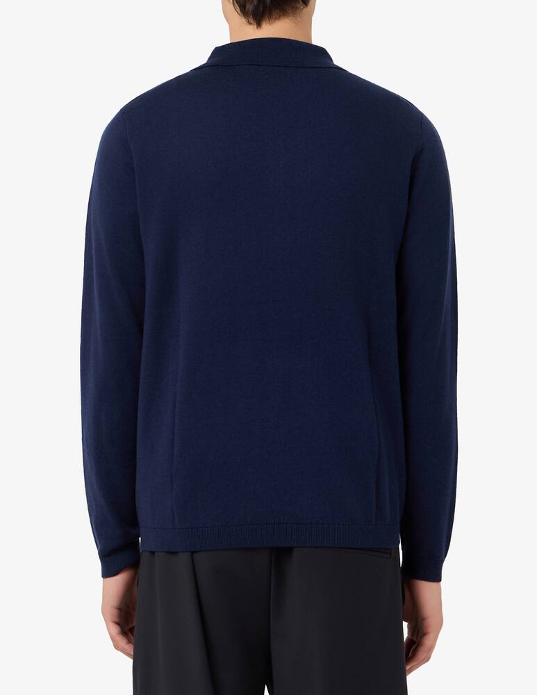 rinascente Misaky Merino silk polo jumper