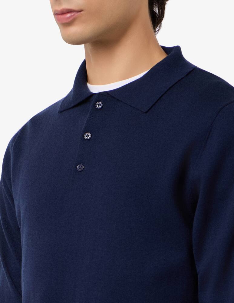 rinascente Misaky Merino silk polo jumper