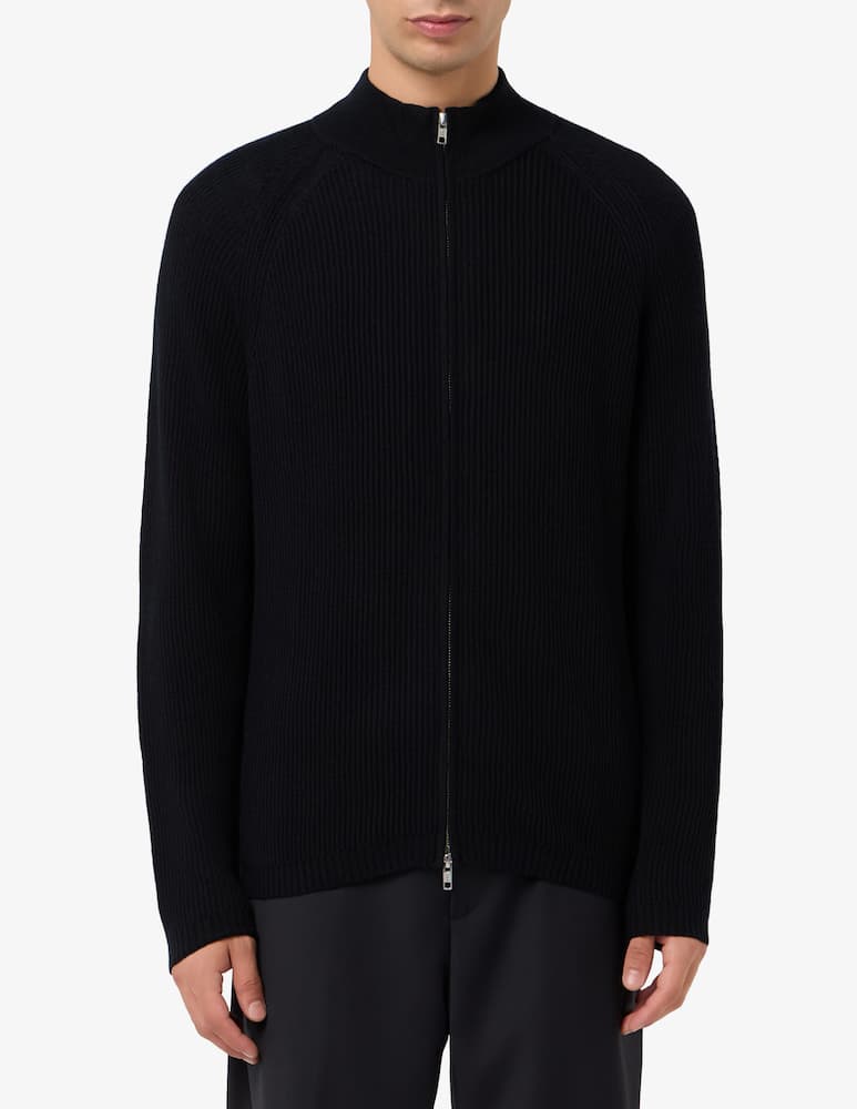 rinascente Misaky Merino silk zip jumper