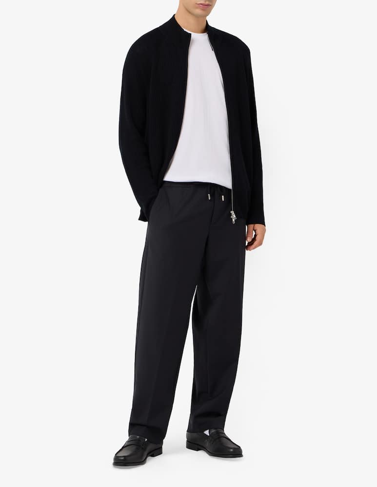 rinascente Misaky Merino silk zip jumper