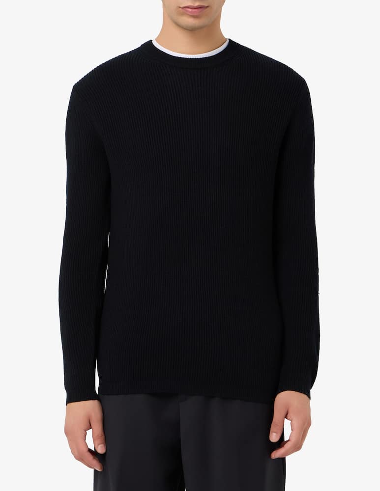 Misaky Maglia girocollo merino seta - immagine 1 Misaky Maglia girocollo merino seta - immagine 1
