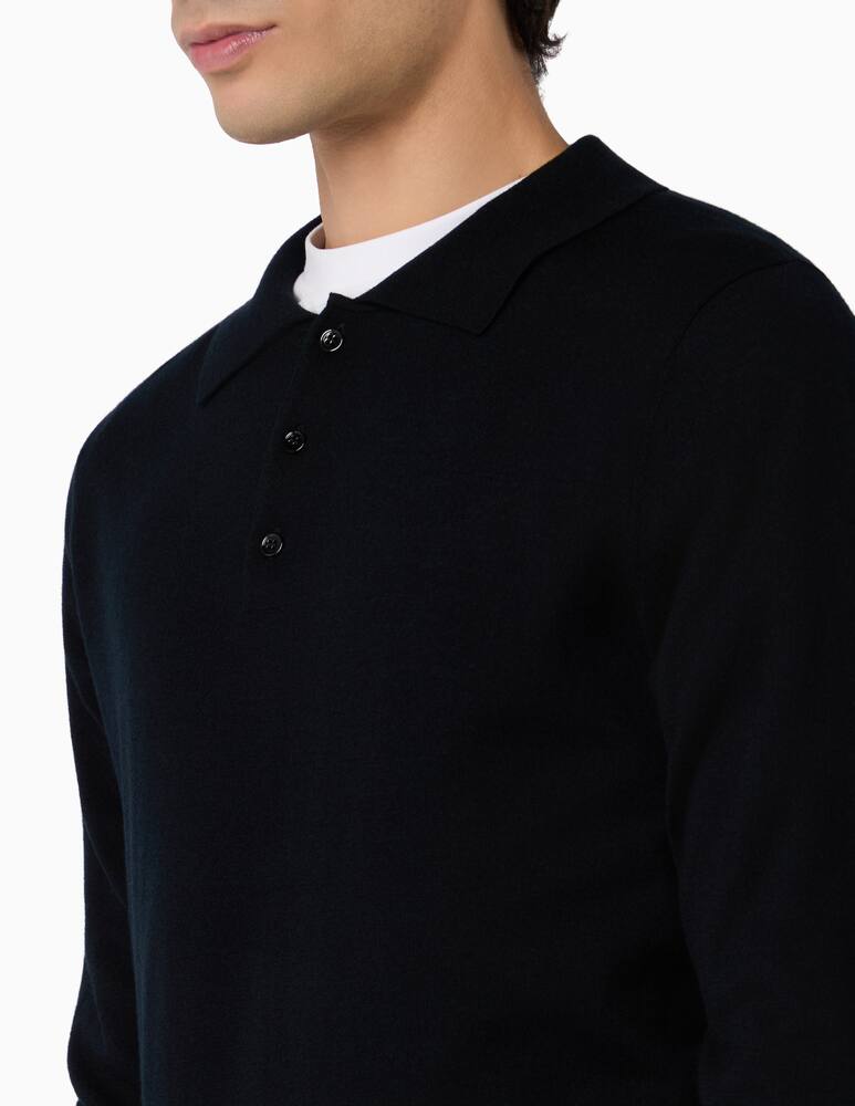 rinascente Misaky Polo knit merino jumper