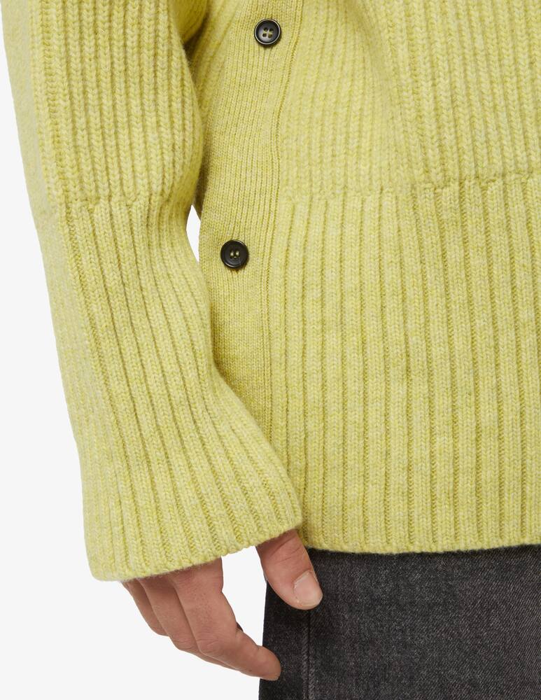 rinascente Federico Cina Maglia multi bottoni - Giallo