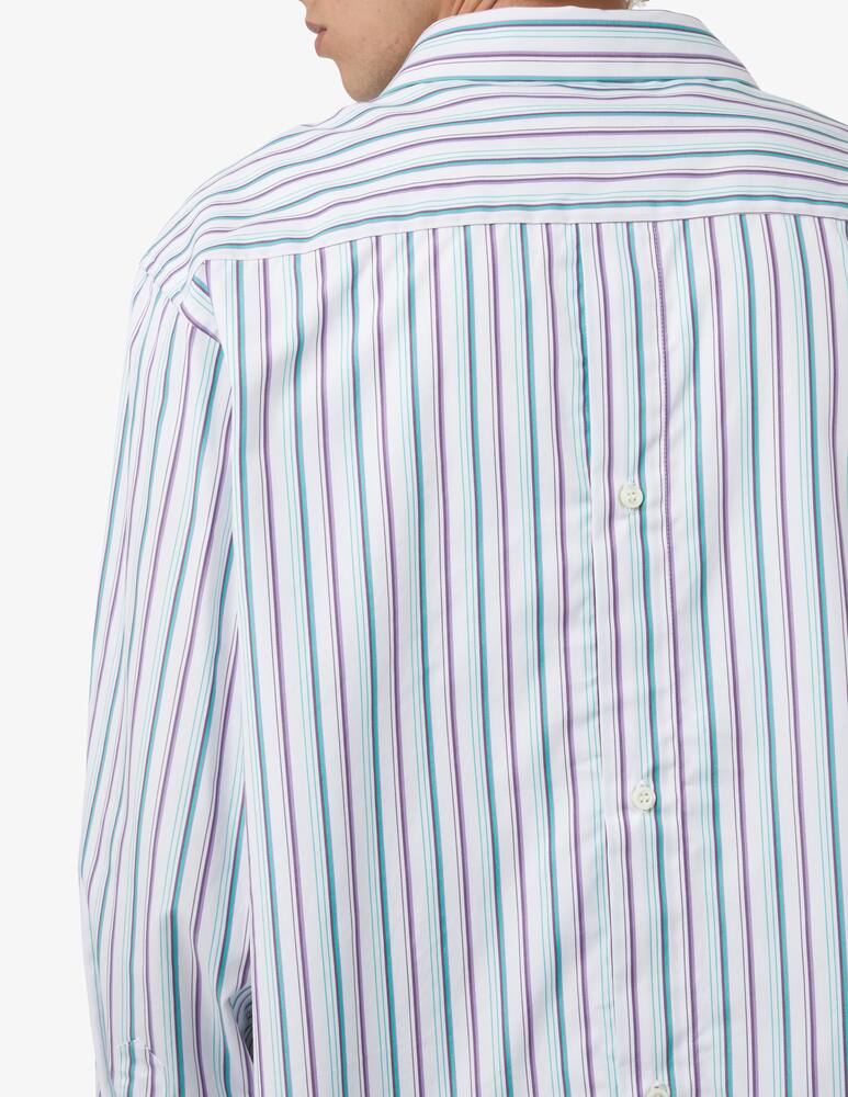 rinascente Federico Cina Camicia manica lunga oversize retro - Bianco