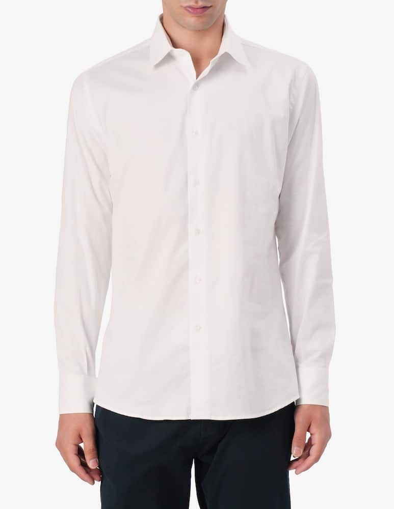 rinascente Sartoria Italiana Modern popeline stretch shirt