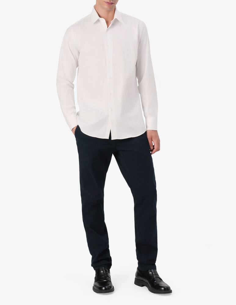 rinascente Sartoria Italiana Modern popeline stretch shirt