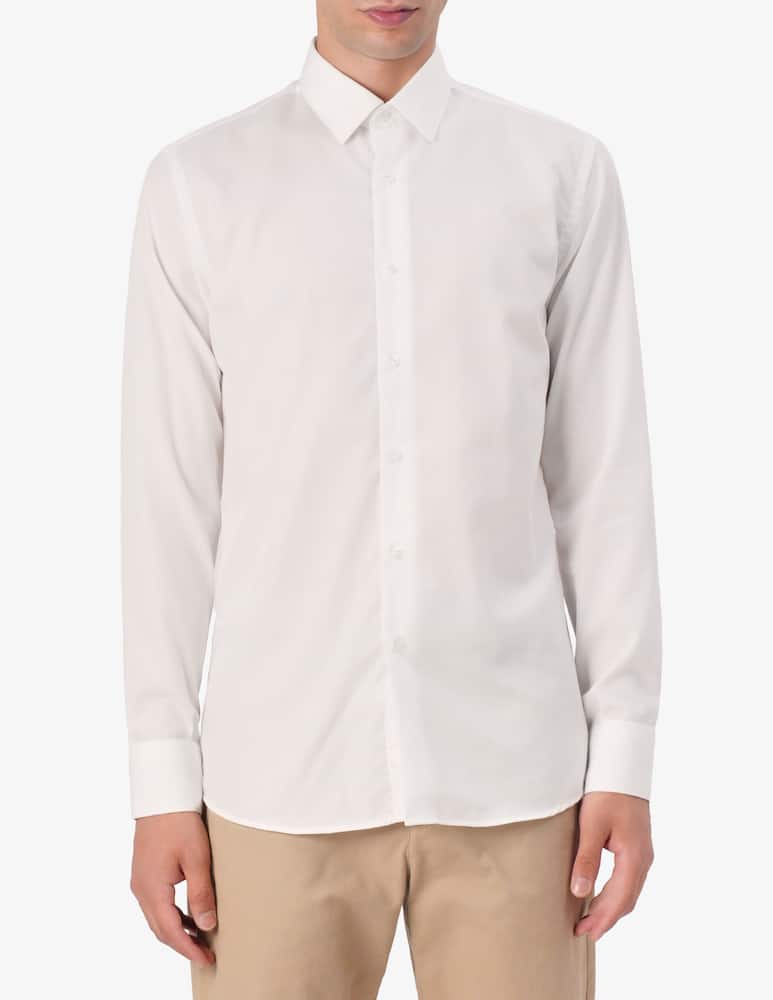 rinascente Sartoria Italiana Modern poplin no iron shirt