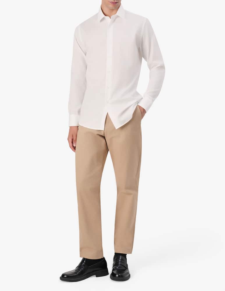 rinascente Sartoria Italiana Modern poplin no iron shirt