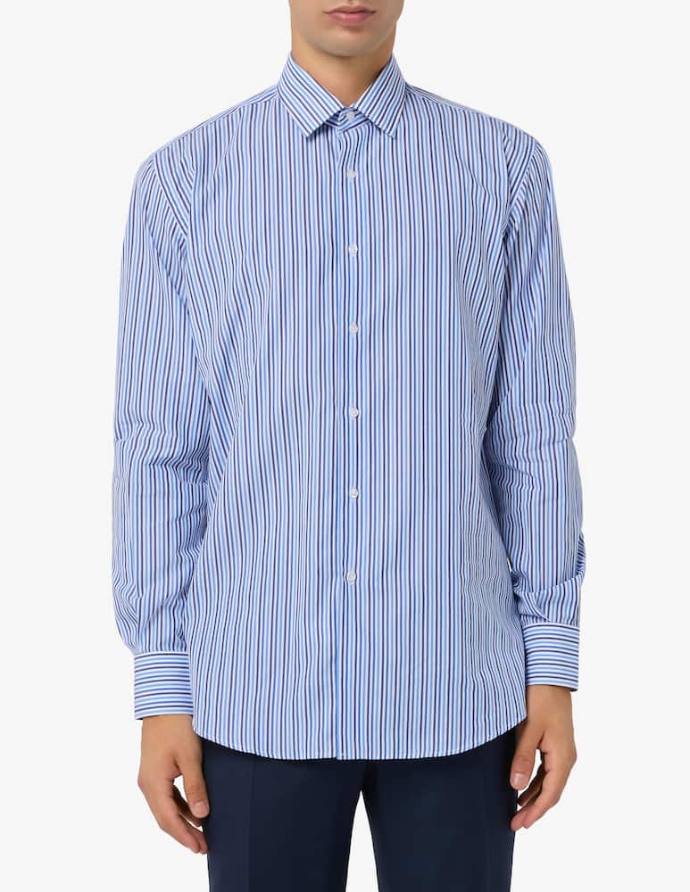 rinascente Sartoria Italiana Camicia mdern popeline a righe