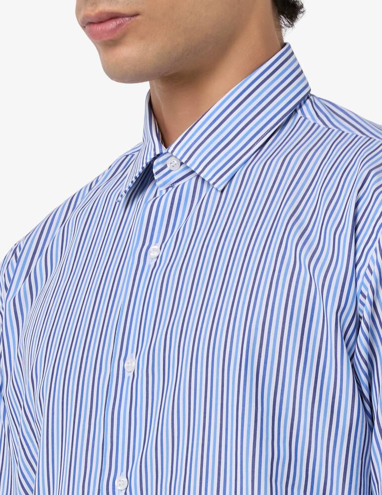 rinascente Sartoria Italiana Camicia mdern popeline a righe